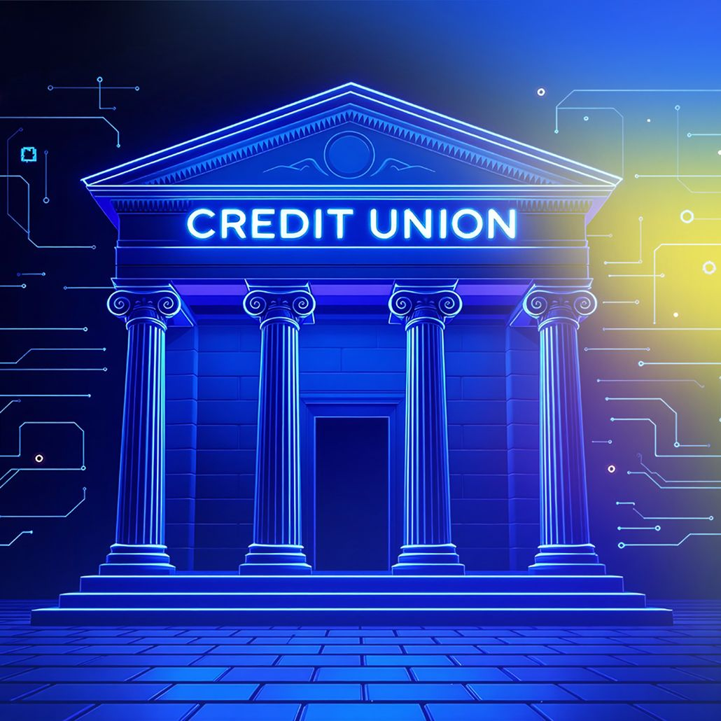Tech-driven financial institution representing innovation in credit union financial services