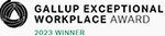 Gallup Exceptional workplaces logo